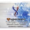 Supermans (75 mg of Sildenafil, 30 mg of Tadalafil per tab)