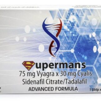 Supermans (75 mg of Sildenafil, 30 mg of Tadalafil per tab)